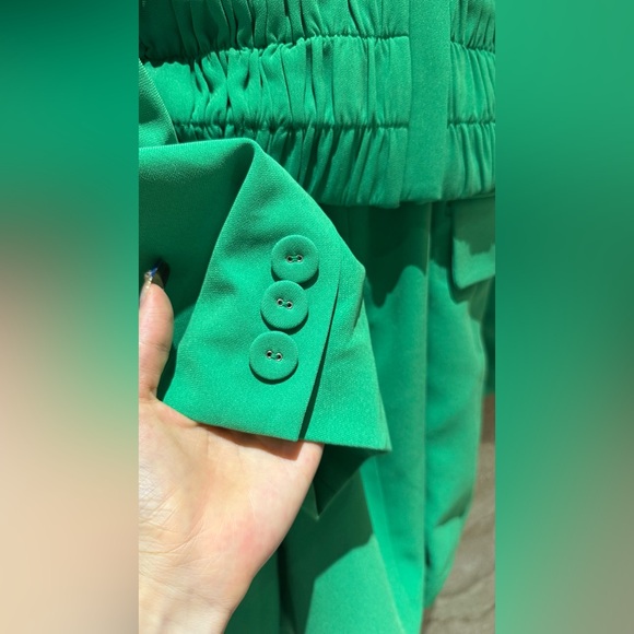 Rachel Gilbert Santiago Jacket Dress in Green - Picture 13 of 16